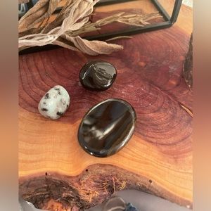 Bundle of Stones: Rainbow Obsidian, Blue Tigers Eye, Quantum Otto
